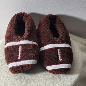 Astor Place kids Plush Football Slipper Sock Non-Skid